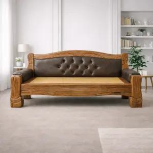 흙마루 돌침대 황토볼 흙침대 카우치 2인용 소파 CC5018G