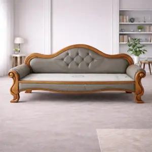 흙마루 돌침대 황토볼 흙침대 카우치 2인용 소파 CC7001G