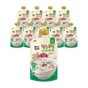 남양 맘스쿠킹 이유식 소고기와 두부 진밥 (12개월) 10개