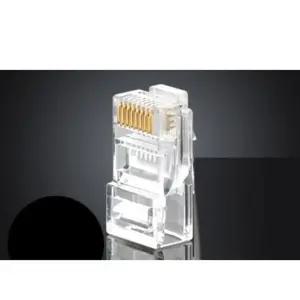 [룽스]EZ 렌선 플러그클리어 CAT.5E RJ-45 8P8C 핀100개