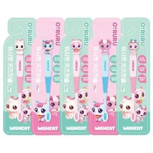 [오너클랜]WL 오루루 위시캣 키즈 피규어 칫솔(혼합)-20EA