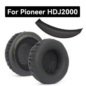 Pioneer HDJ-2000 헤드폰 이어 패드 교체 용 헤드셋 PU 가죽 스폰지 폼