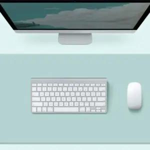 컴퓨터매트 60X30데스크패드 스카이블루책상매트 데스크패드 (WFKHK6N)