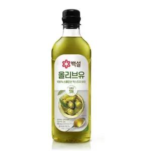CJ제일제당 브랜드관 1+1 적용가 : 23,850원 백설 엑스트라버진 올리브유 900ml