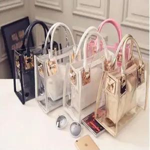 파우치 투명 미니 포함 크로스백 스퀘어 여자 토트백 WFLPTWV