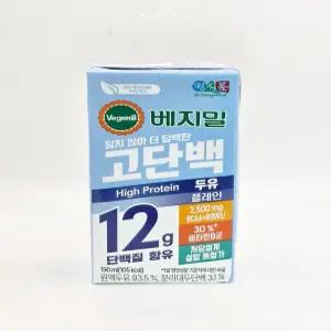 정식품 베지밀 고단백 두유 플레인 190ml 36개