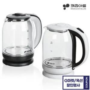 무선 전기포트/커피포트/주전자 간편원터치 글라스 1.8L EIA-E12