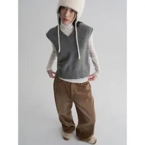 [에잇세컨즈] 소프트터치 브이넥 베스트 - 그레이 (356151CM13)