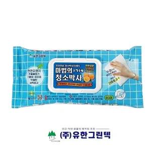 고품질 B마법의 청소박사 오리지널 60매 탁월한 세척력 청소박사 세척티슈 청소티슈 WFHU4BJ