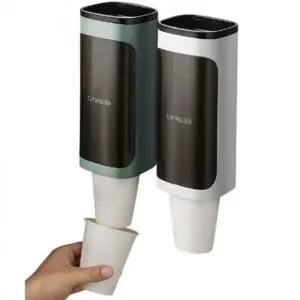 종이컵 디스펜서 컵홀더 거치대 보관함