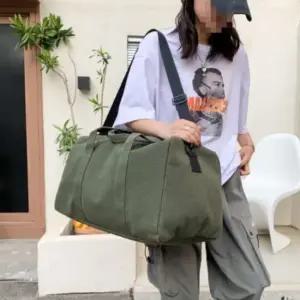3색 1개 대용량 보스턴 가방 패브릭 큰 숄더백 가방 캠핑 사입 여행 합숙 이불