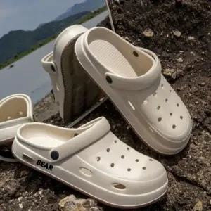 좋은 품질 카키 슬리퍼 여성용 여름용두꺼운바닥 미끄럼방지 발편한 사무실 실내화