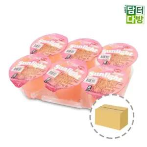 복숭아맛푸딩젤리 썬라이트 복숭아맛 푸딩젤리 (48개입) 180ml 1BOX