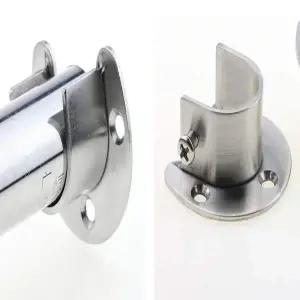 U자 봉걸이 옷걸이봉 스텐 1P 32mm 받침대 옷장 고정