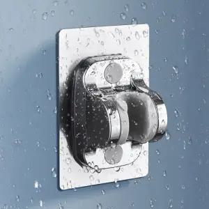 ( )샤워기거치대 걸이 무타공 욕실 샤워봉거치대 실버