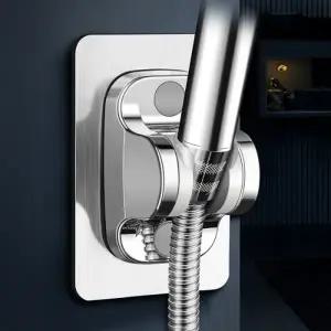 ( )샤워기 거치대 실버 무타공샤워기거치대 고정홀더