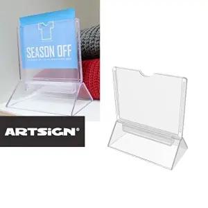 고품질 B투명아크릴 양면 소형 안내판 메뉴꽂이 메뉴판 안내판 아크릴메뉴 WFHU2GJ