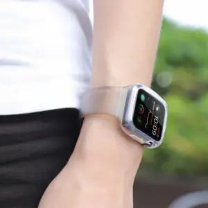 범퍼 케이스 워치 밴드 일체형 스트랩 가벼운 심플형