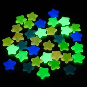 샤이닝 별 야광자갈 100p세트(컬러믹스) 수조 어항돌조약 어항 수조조약 야광 조약 자갈
