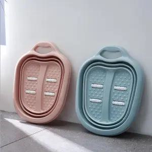 키밍 접이식 족욕통 틈새 수납 가정용 발안마기욕기 각탕기 바스켓 습식 욕탕 욕신 편백