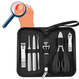 스테인레스 손톱 발톱 네일 정리기 7PCS 페디관리 깍이 정리 아트 셀프 도구