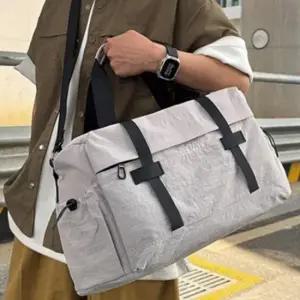 4색 스포츠 토트백 여행용 숄더 크로스백 보스턴 스타일 캐리어 연동백 여행용백