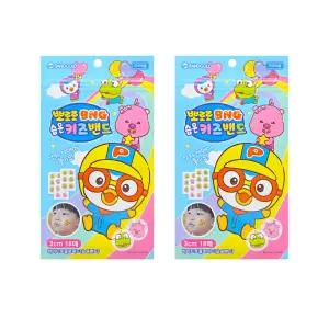 뽀로로 BNG 습윤 키즈밴드 18매 하이드로콜로이드 습윤밴드 x2개