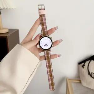 갤럭시워치7 40mm 44mm 스트랩 격자무늬 가죽밴드 시계줄 실리콘 나일론 휴대폰용품 밀레니즈 루프 오션 스