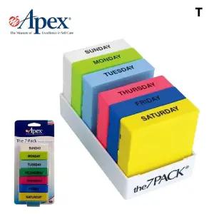 CP14 아펙스 7일 4칸 분리약통 70034요일 플라스틱 영양제분할 출장용 휴대용 여행용 케이스 미니상자 박스