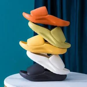 남자 여자 발편한 통굽 족저근막 아치형 슬리퍼 사무실 회사 학교