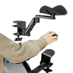 고품질 B고급 관절형 책상고정 팔걸이대 손목받침 팔받침대 팔걸이대 팔받침대 책상팔받침대 WFHU5GF