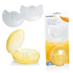 메델라 유두보호기 2p 보관케이스(사이즈선택)실리컨 세트 수유용품 출산준비물 모유 커버 카바 실리콘
