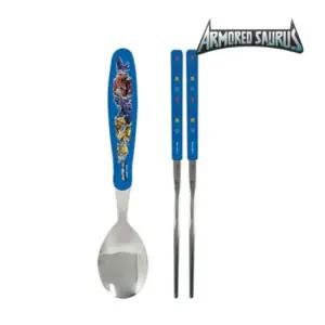 아머드 사우루스 베이직 스푼젓가락캐릭터숟가락 어린이 키즈 아이수저