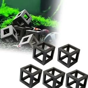 인테리어놀이터 황토 새우 큐브 형태 치어자리함구피용품 40어항 유리볼 만들기 물고기 35 아크릴수족관 아