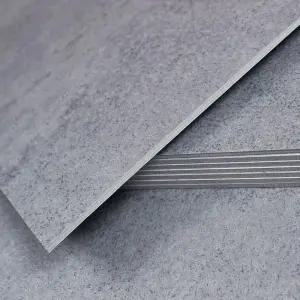 점착식 데코타일 3T 콘크리트딥그레이 1박스바닥보수 인테리어 베란다시공 사무공간 다용도 장판 셀프 현관