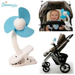 베이비 유모차 선풍기 (블루)휴대 미니 휴대용