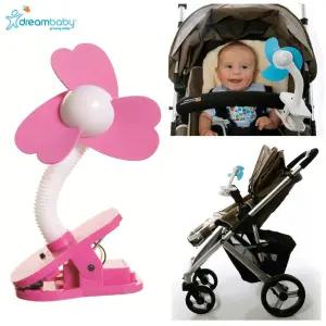 베이비 유모차 선풍기 (핑크)휴대 미니 휴대용