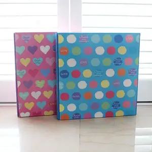 흑대지 30매 양장 앨범 핑크 빅드림사진 사진용 가정용 용포토 가족 다용도 사진첩