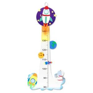 유니아트 (펠트) 키재기 우주여행 투톤벽걸이 재기 신체발달 장식용 인테리어 디자인 어린이 즈키