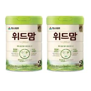 파스퇴르 무항생제 위드맘 2단계 2개