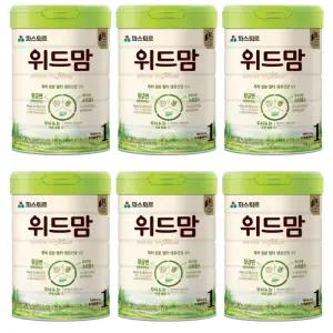 파스퇴르 무항생제 위드맘 1단계 6개