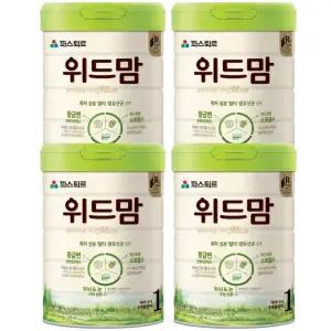 파스퇴르 무항생제 위드맘 1단계 4개