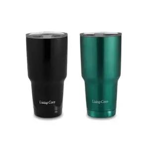 리빙 코아 대용량 보온보냉 스텐 텀블러 900ml