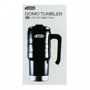 ( )BTM 블랙 텀블러 590ml 스텐 손잡이 도모