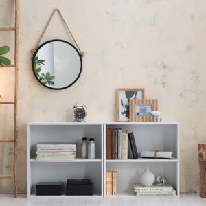 칸조절책장 2단 2개한세트/손쉬운조절/꽉찬수납