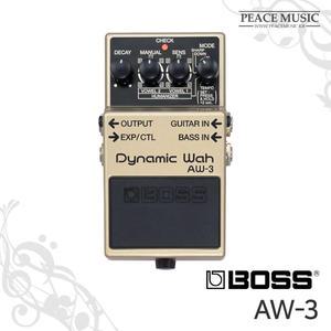 보스 기타 이펙터 AW-3 다이나믹 와우 휴대용 컴팩트 베이스 꾹꾹이 페달 AW3 BOSS