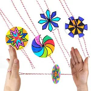 맘아트 DIY 붕붕 실팽이 6개 만들기 키트 전통 추억