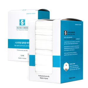 시크릿덤 일회용 해면 100장 부직포 해면 피부관리실 부자재