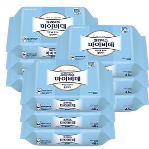 크리넥스 마이비데 비데티슈 화장실물티슈 리필 46매 x 9팩
