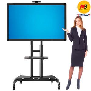 AVA1800 초대형 TV 이동형 스탠드, AV선반 및 카메라 다이 기본 제공